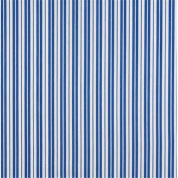 Designer Fabrics B461 54 in. Wide Blue; Ticking Striped Indoor & Outdoor Marine Scotchgard Acrylic Upholstery Fabric B461 - main